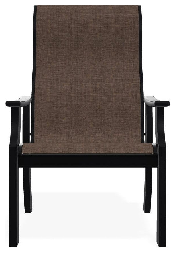 St. Catherine Sling Outdoor Armchair, Mocha/Black