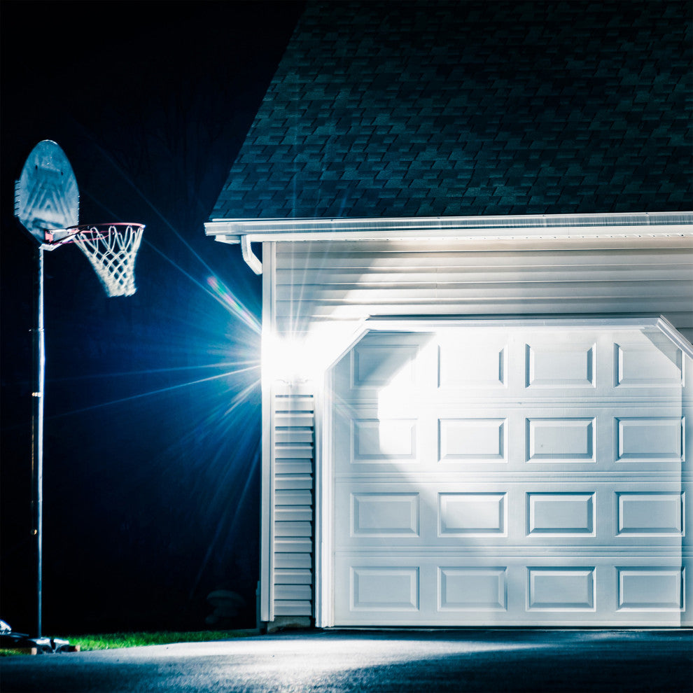 Pure Garden Outdoor LED Solar Lights-2 Pack-7 Bulb Spotlights, Cool White