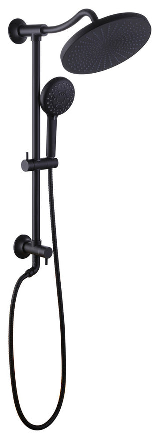 Shower System with 10"? Rain Shower Head&5-setting Handshower Less Rough-in Valve