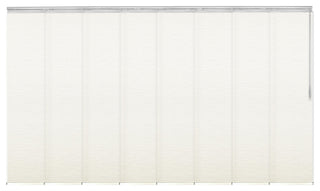 Malia 8-Panel Track Extendable Vertical Blinds 130-175"W