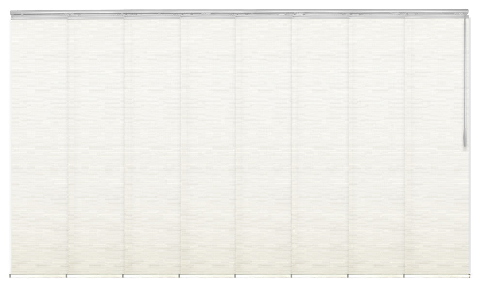 Malia 8-Panel Track Extendable Vertical Blinds 130-175"W