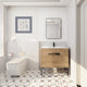BNK 36 Inch Freestanding Bathroom Vanity With Sink, With Soft Close Doors, Imitative Oak