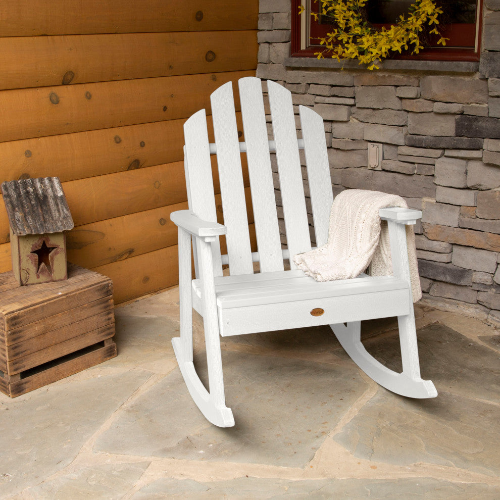 Classic Westport Garden Rocking Chair, White