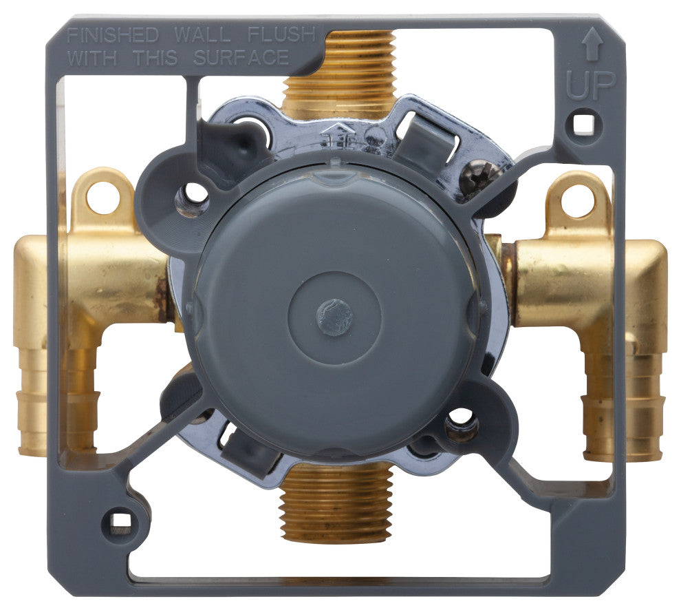 Treysta Tub & Shower Valve- Vertical Inputs WITHOUT Stops- Cold ExpansionPex