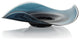 Vellerti Blue Wave Glass Bowl, Large
