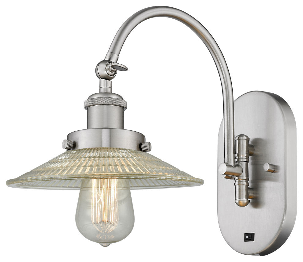 Innovations 918-1W-SN-G2-LED Halophane 1 Light Sconce, Brushed Satin Nickel