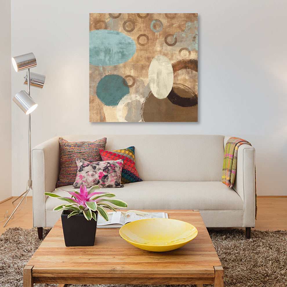 "Happy Go Lucky II" by Brent Nelson, Canvas Print, 37"x37"
