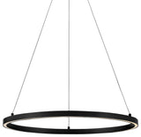 Lark 83464 Kenna 25"W LED Ring Chandelier - Black
