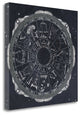 "Night Sky Zodiac" By Sara Zieve Miller, Giclee Print on Gallery Wrap Canvas