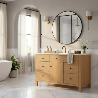 Safavieh Couture Tompkinson Vanity, Natural/White, 48In