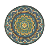 Floral Escape Mandala Area Rug, 6' Round