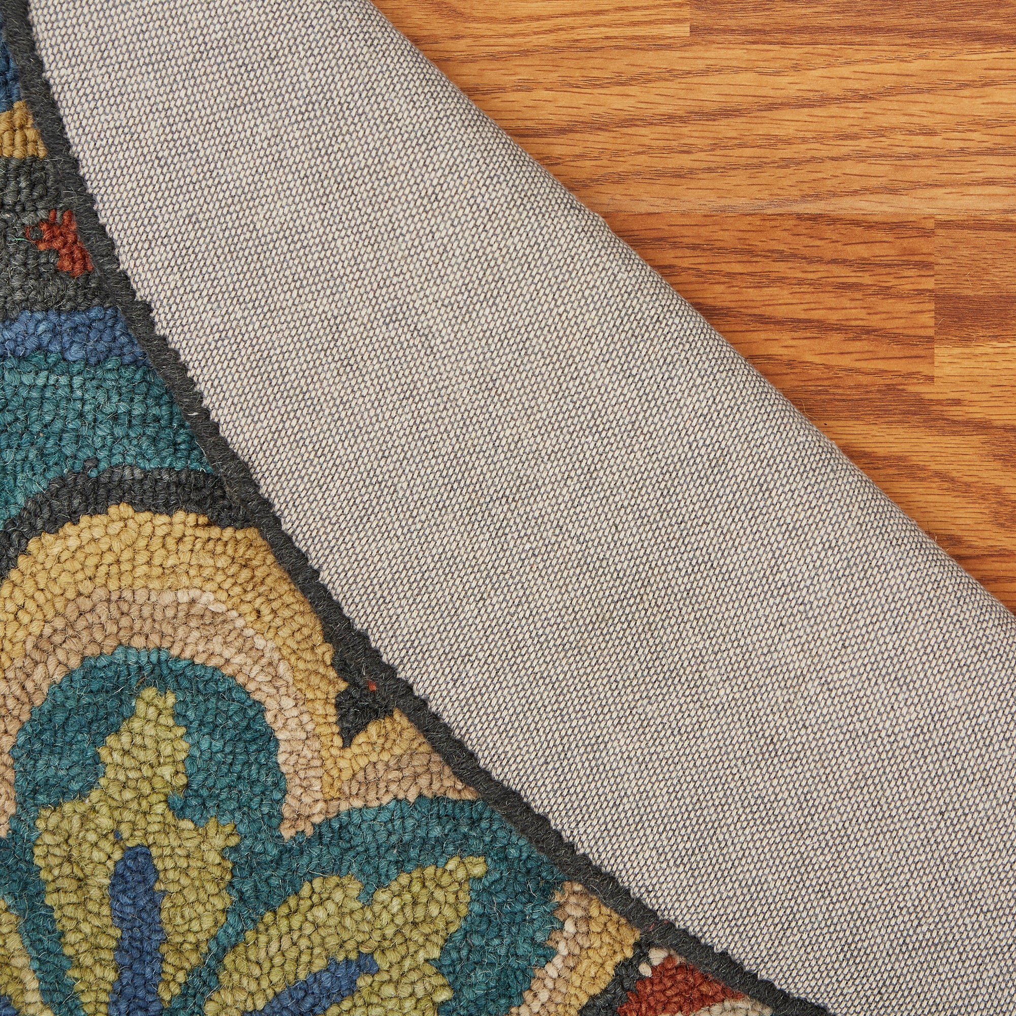 Floral Escape Mandala Area Rug, 6' Round