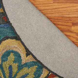 Floral Escape Mandala Area Rug, 6' Round