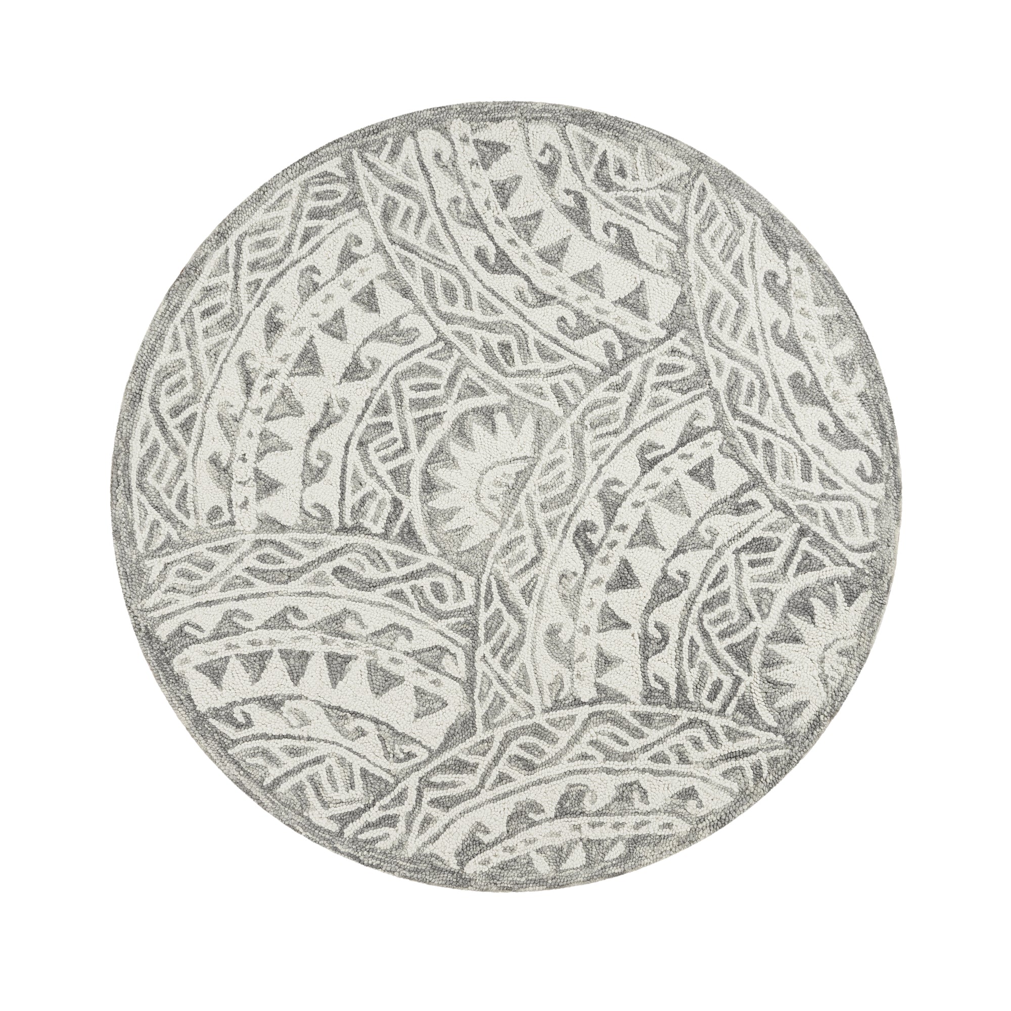 Geometric Waves Area Rug