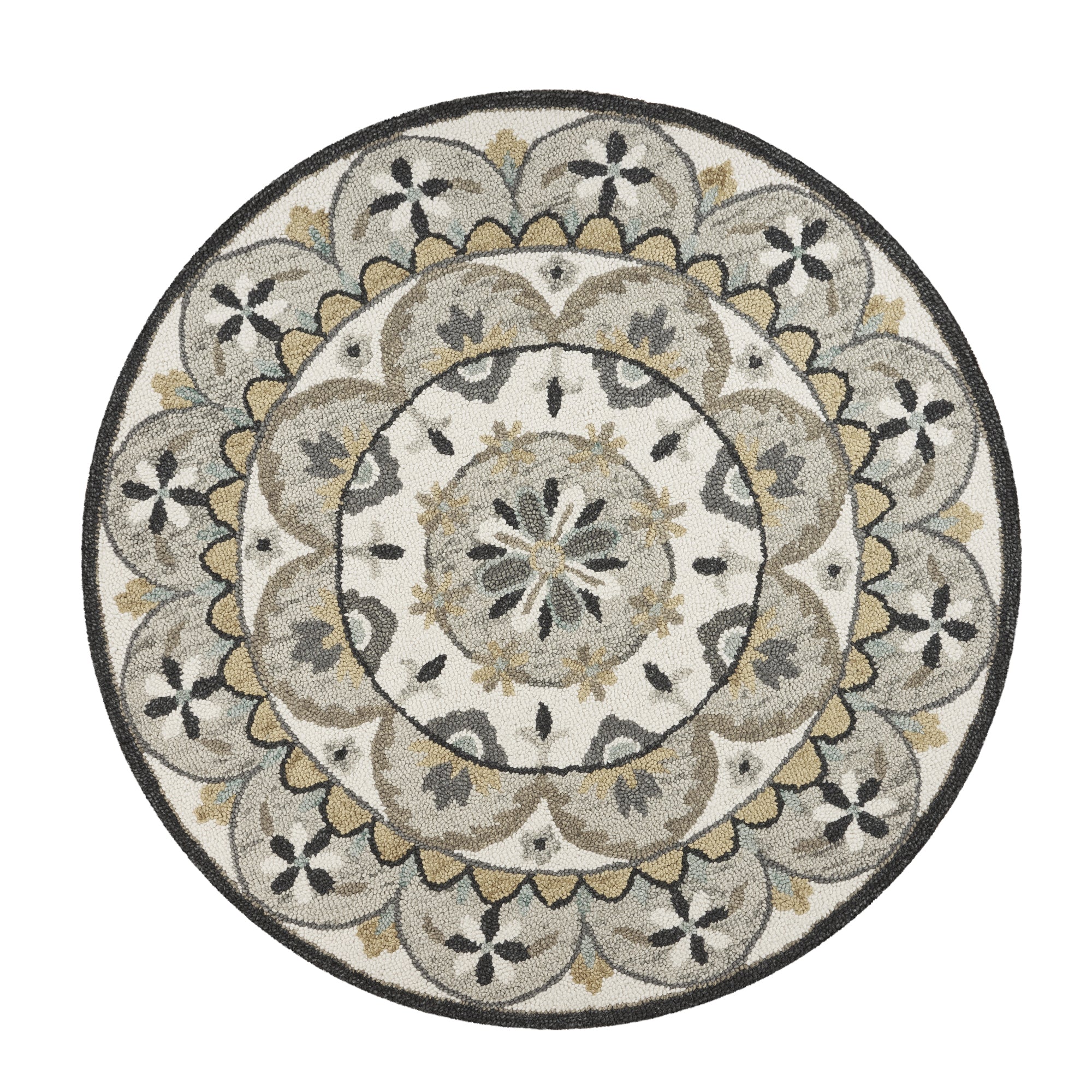 Floral Awakening Area Rug, 6' Round