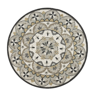 Floral Awakening Area Rug, 6' Round