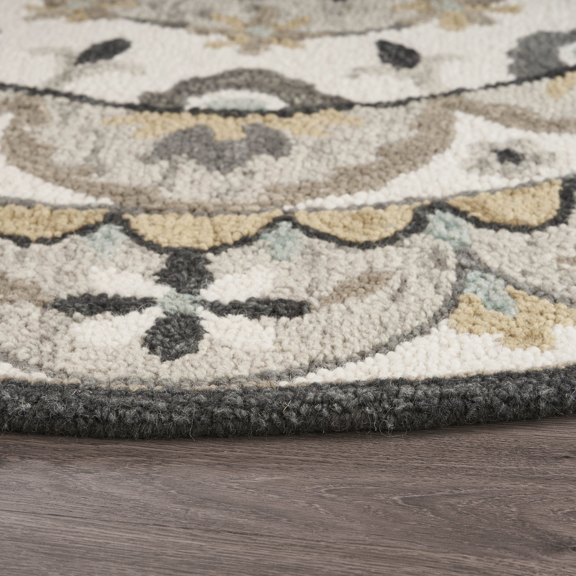 Floral Awakening Area Rug, 6' Round