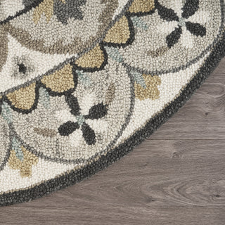 Floral Awakening Area Rug, 6' Round