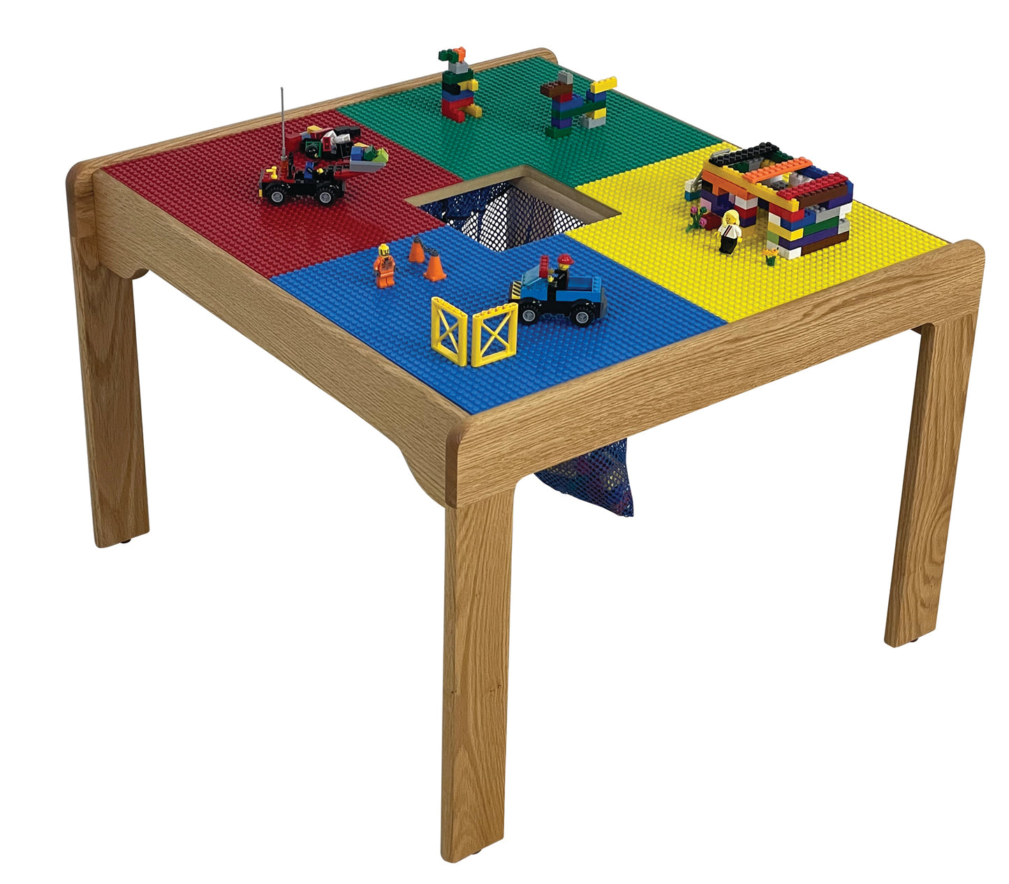 Duplo Compatible Play Table With Storage Bag, 27"x27", Without Play Table Cover