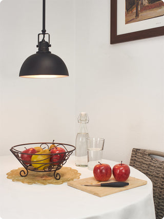 Kira Home Belle 9" Pendant Light, Adjustable Length, Shade Swivel Joint