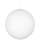 Kira Home Ceres 12" Hanging Orb Pendant Light, Smooth Frosted Diffuser