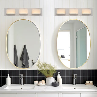 Kira Home Everett 24" 30W Integrated LED Bathroom / Light, Rectangular Acrylic