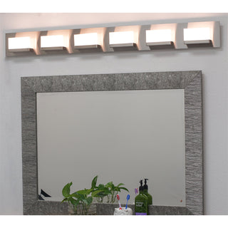 Kira Home Everett 48" 60W Integrated LED Bathroom / Light, Rectangular Acrylic