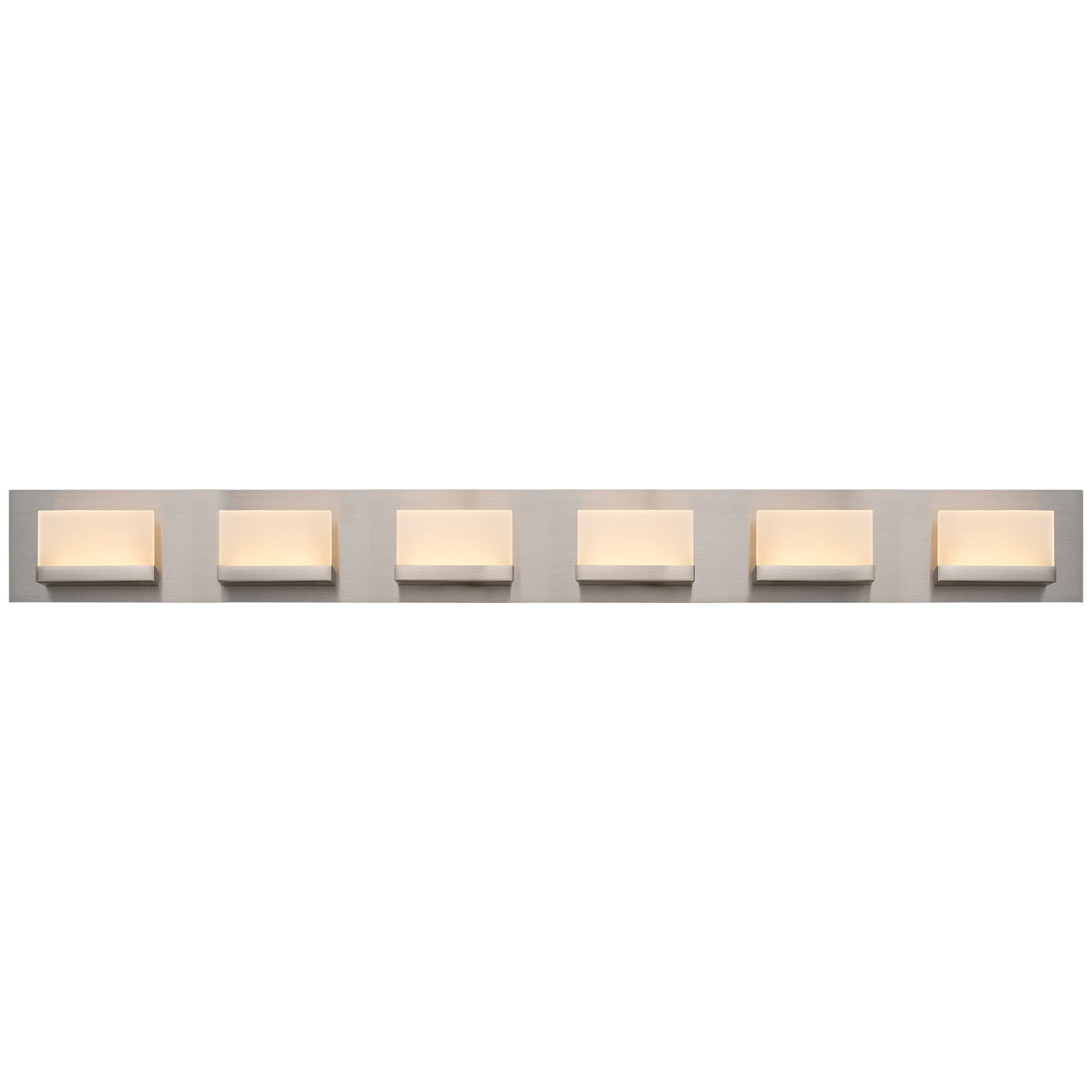Kira Home Everett 48" 60W Integrated LED Bathroom / Light, Rectangular Acrylic