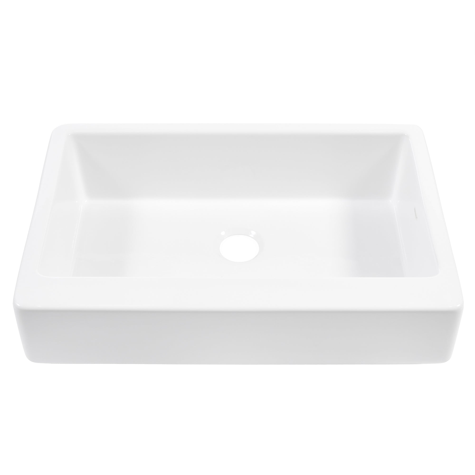 Grace Fireclay 34" Single Bowl Quick-Fit Undermount Traditional Kitchen Sink