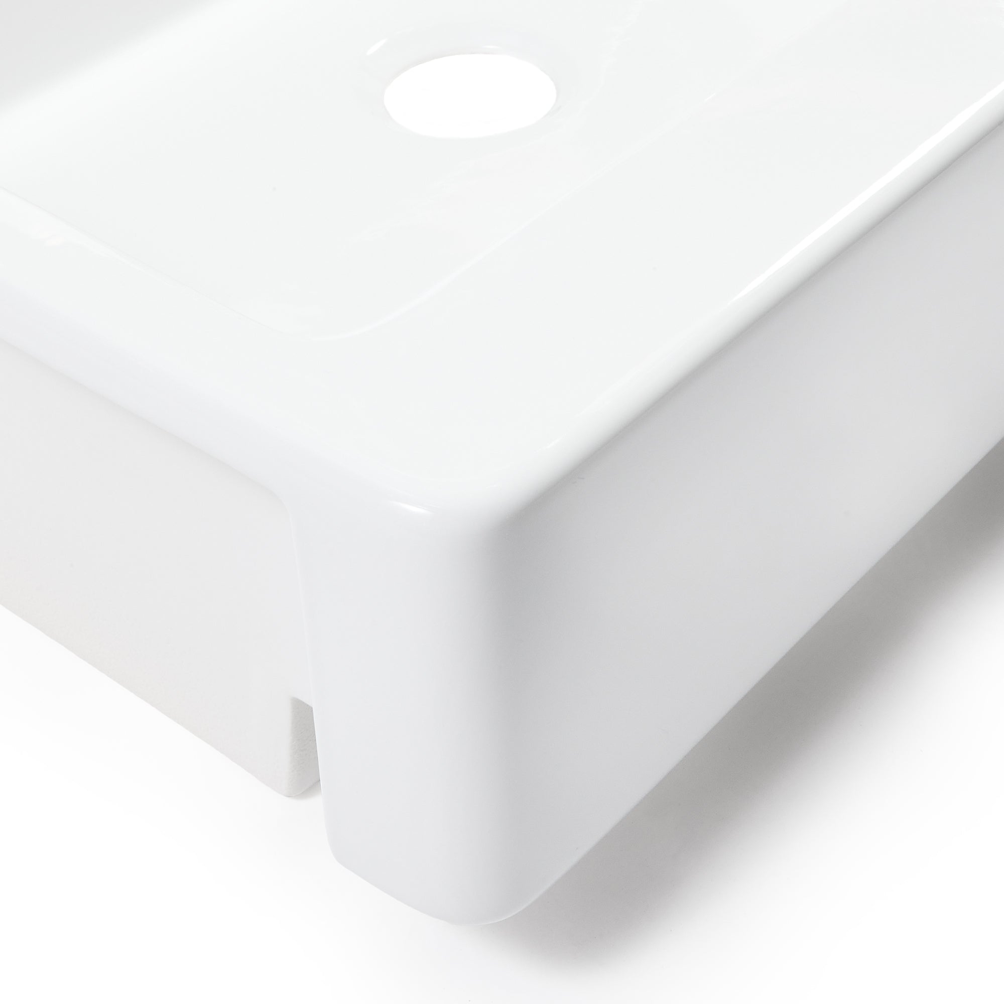 Grace Fireclay 34" Single Bowl Quick-Fit Undermount Traditional Kitchen Sink