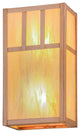 6 5"W Double Bar Mission Wall Sconce