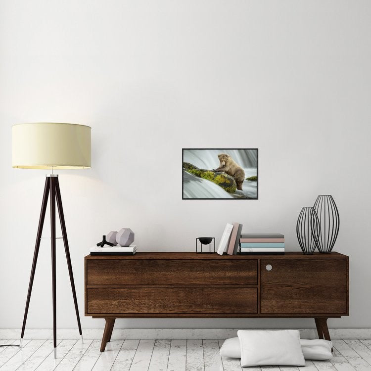 "Left Wanting" Framed Canvas Giclee by Renee Doyle, 25x17"