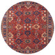 Ahgly Company Indoor Round Mid-Century Modern Area Rugs, 5' Round
