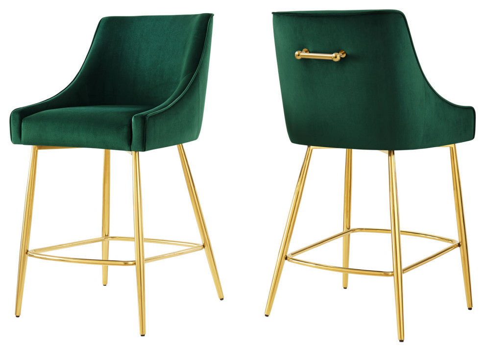 Discern Counter Stools, Set of 2, Green