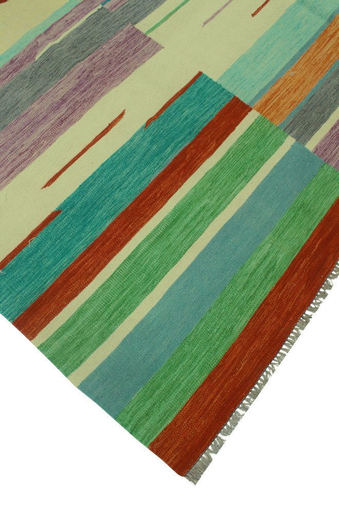 Winchester Kilim Elmo Red/Ivory Rug, 9'2x12'3