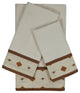 Sherry Kline Halifax Ecru Decorative Embellished Towel Set