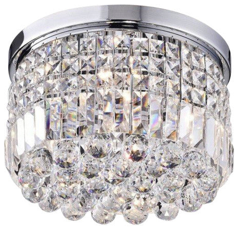 Styx 4-Light Flush Mount, Chrome