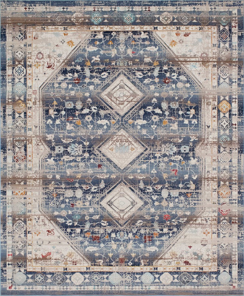 Noori Rug Low-Pile Greg Blue/Grey Rug