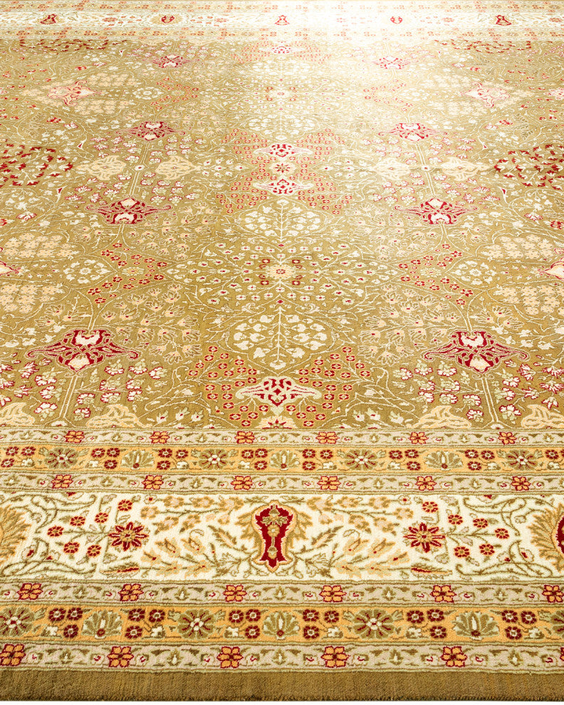 Mogul, One-of-a-Kind Hand-Knotted Area Rug Brown, 9' 1" x 12' 0"