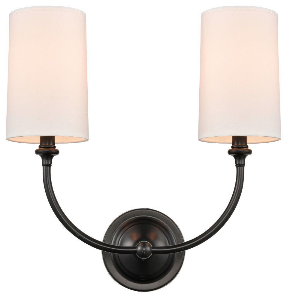 Innovations 372-2W-BK-LED 2-Light Sconce, Matte Black