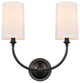Innovations 372-2W-BK-LED 2-Light Sconce, Matte Black
