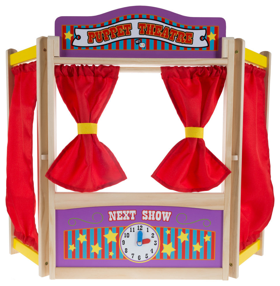 Puppet Theater Wooden Tabletop Toy to Inspire Imagination and Creativity