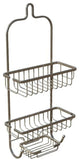 Athome Oil Bronze Shower Caddy With Soap Dish