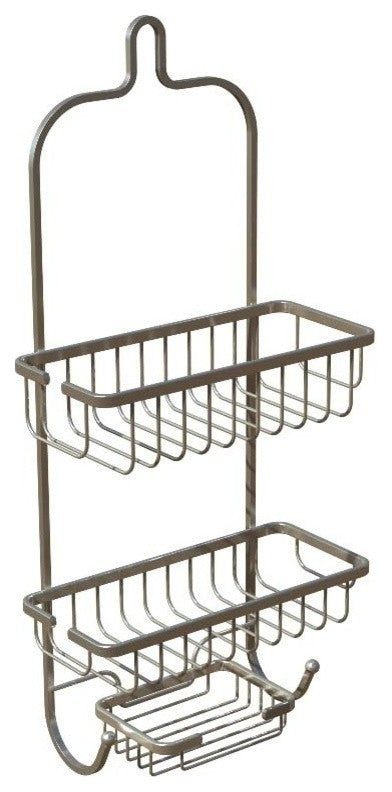 Athome Oil Bronze Shower Caddy With Soap Dish