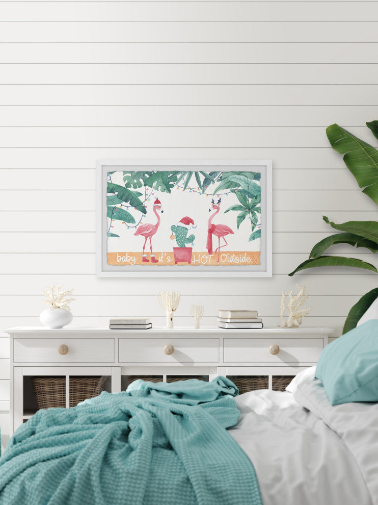 "Don't Go" Framed Painting Print, 24x16