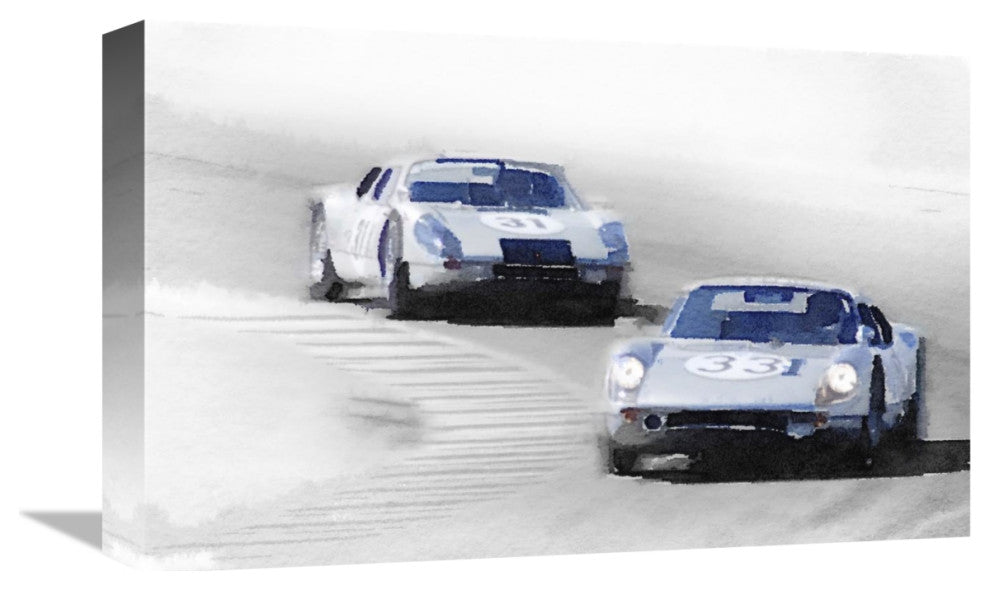 "Porsche 904 Racing Watercolor" Fine Art Print