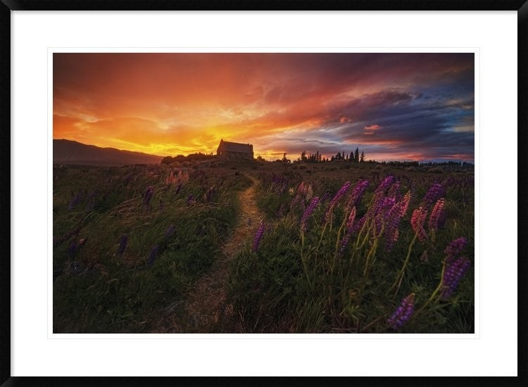 "In The Wind" Framed Digital Print by Yan Zhang, 38"x28"