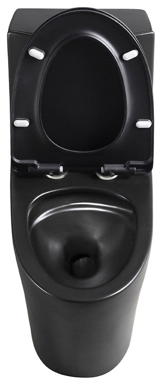 1.28 GPM White One-Piece Elongated Toilet,Soft Close Seat Included