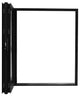 Patio Bi-Fold Door Open Right to Left 72"x96", 2-panel, Black Color, Low E Glass