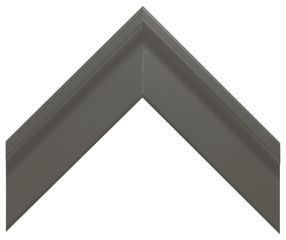 Morgan Framed Wall Mirror, Dark Gray, 34"x44"
